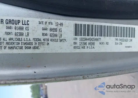 2010 Dodge Caliber Sxt from USA, damaged, VIN 1B3CB4HA5AD540077